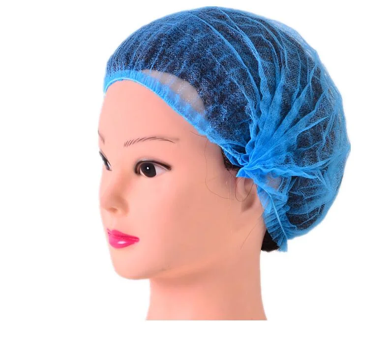 Tampão principal Bouffant não tecido descartável do grampo de cabelo da tampa da tira que faz a cor personalizada máquina