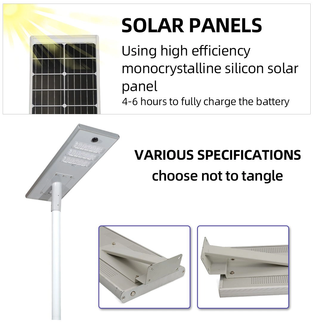 Luzes solares exteriores 6V do diodo emissor de luz de 400 watts, luz de rua solar do diodo emissor de luz do CE 3