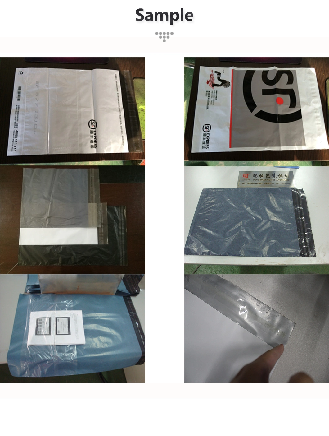 Correio Multifunction automático Bag Making Machine do PE com desconexão da colagem