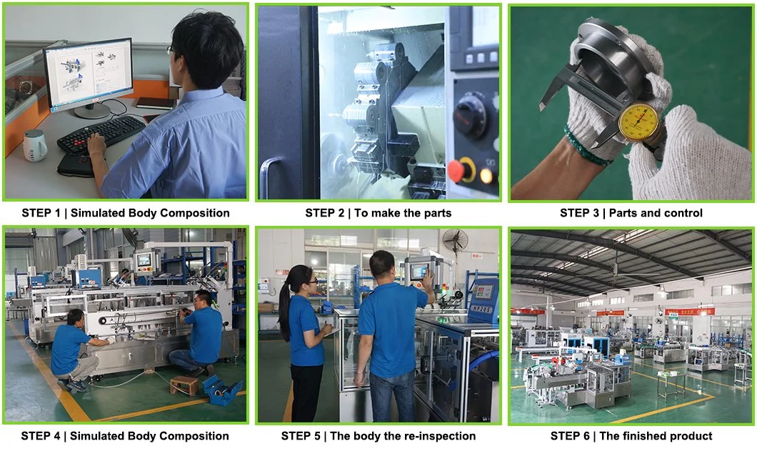 Máquina automática de embalagem de caixas de papelão para cuidados com a pele, produtos de saúde, sacos de grãos 6