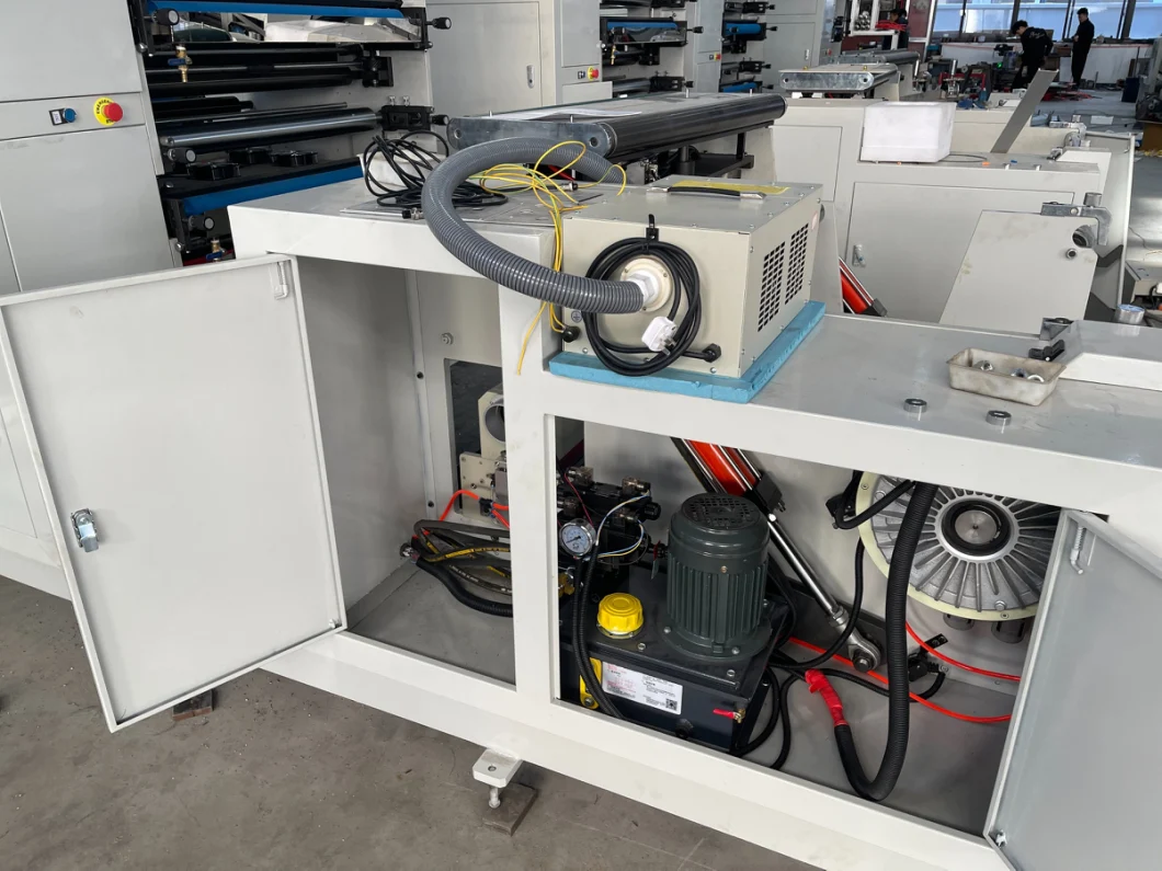 Máquina de impressão flexográfica de etiqueta de etiqueta Haijing 1 cor rolo de papel 50 HZ 4