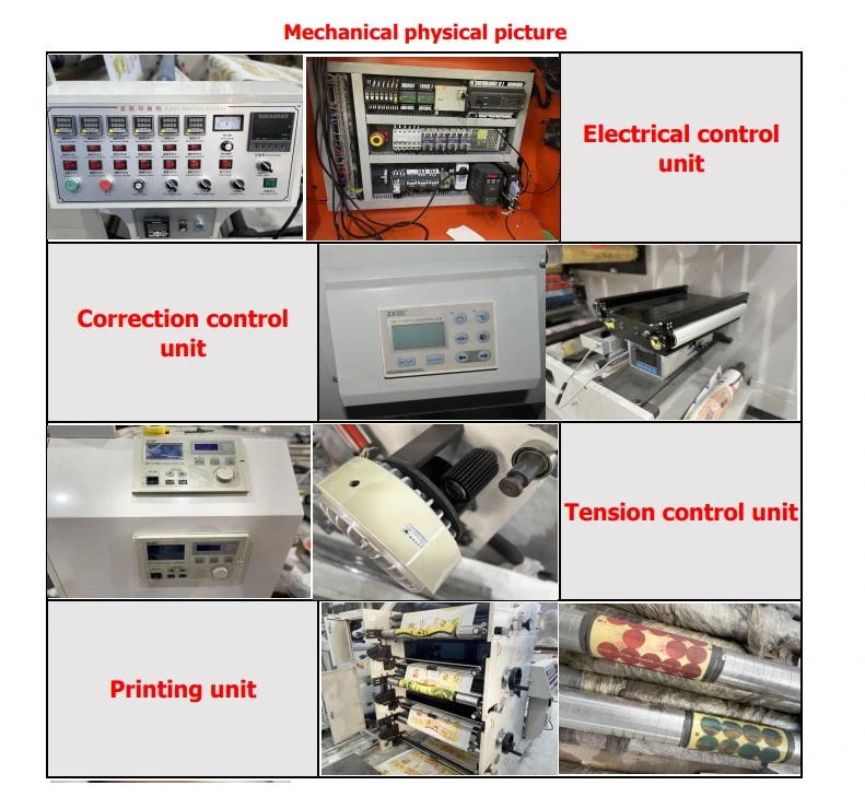 Máquina de impressão flexográfica de etiqueta de etiqueta Haijing 1 cor rolo de papel 50 HZ 6