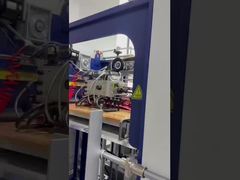 Máquina de fazer sacos de papel com alimentação de folhas totalmente automática e sem vincos