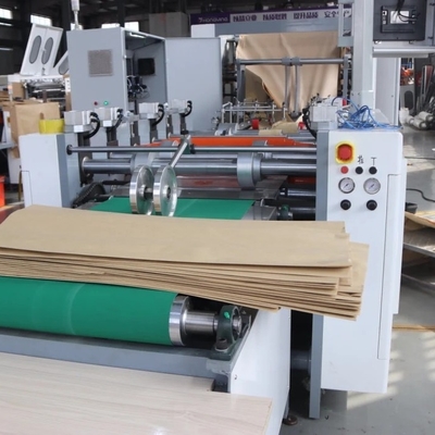 Máquina inferior 50HZ do saco de papel do quadrado de 4 cores, saco de papel do cimento que faz a máquina
