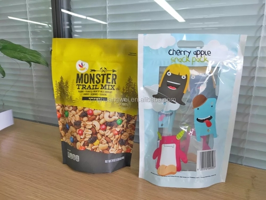 4 plásticos saco de papel de selagem lateral que faz o Ziplock Doypack do malote do zíper da máquina
