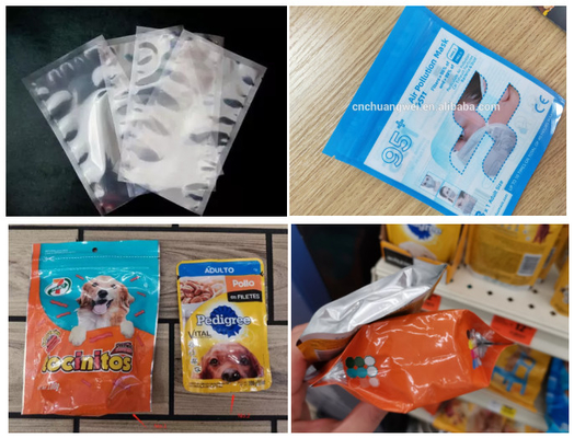 Saco de compras de papel de alta velocidade que faz a máquina com PE liso do punho, saco de papel do alimento do HDPE que faz a máquina