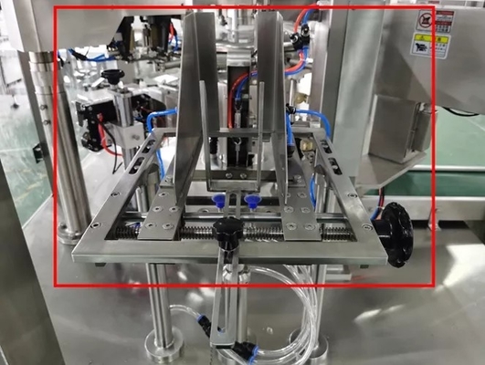 Enchimento giratório do nitrogênio da micro-ondas da máquina de embalagem 2000kg da selagem do saco de papel do malote da pipoca