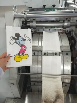 Papel de Web impresso para esquadrar o saco de papel inferior que faz a máquina