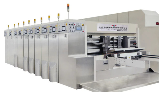 5 cores limpam a caixa de papel de Flexography de transferência que imprime a máquina de entalho