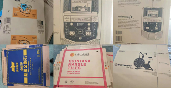 5 cores limpam a caixa de papel de Flexography de transferência que imprime a máquina de entalho
