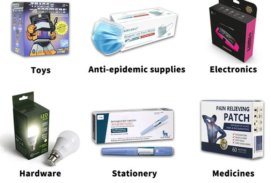 Máquina automática de embalagem de caixas de papelão para cuidados com a pele, produtos de saúde, sacos de grãos