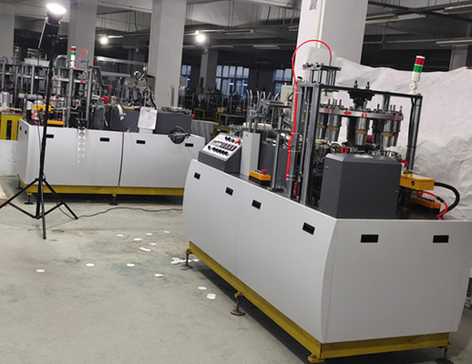 Máquina de copo de papel Haijing 3 onças -12 onças exportada para os EUA, Reino Unido, França
