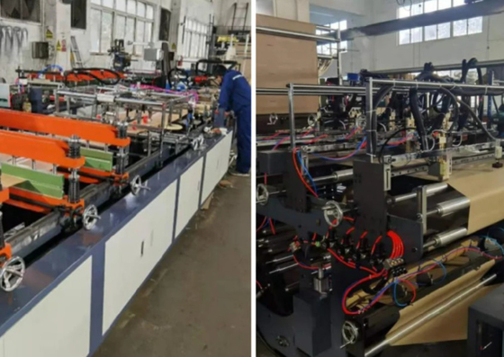 Máquina de saco de papelão ondulado de dupla camada envelope favo de mel para saco de papel Kraft