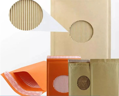 Máquina de saco de papelão ondulado de dupla camada envelope favo de mel para saco de papel Kraft