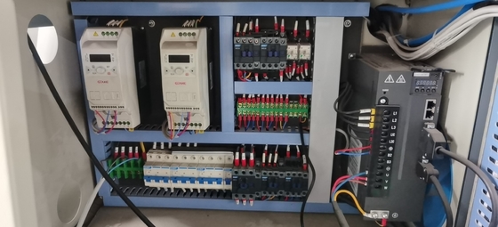 Poder de corte 800mm da máquina 4.0KW do corte de folha Rewinder com tela táctil do PLC