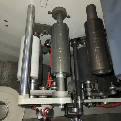A máquina de impressão de alta velocidade de Flexo para a eficiência máxima, imprimindo a cor é whitle, fita, papel de embalagem, tinta
