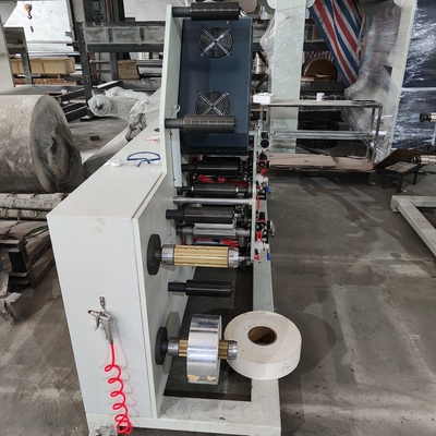 A máquina de impressão de alta velocidade de Flexo para a eficiência máxima, imprimindo a cor é whitle, fita, papel de embalagem, tinta