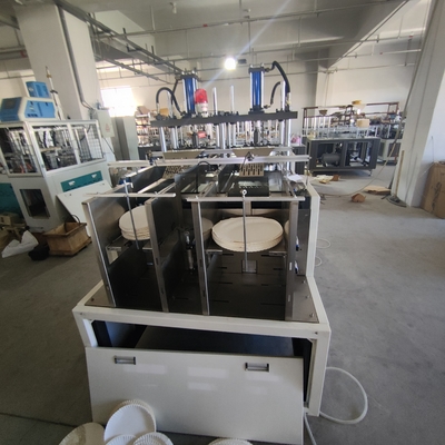 Lancheira descartável da caixa decorativa adesiva quente do alimento dos trabalhos da máquina da caixa do processo do derretimento