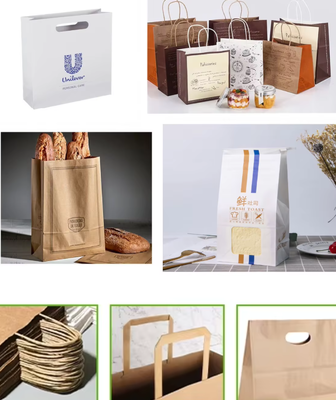 Máquina Automática para Fabricação de Sacolas de Papel Personalizadas com Tinta à Base de Água Ideal para Embalagens de Varejo e Sacolas de Papel