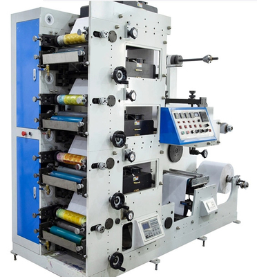 Impressão Flexo Web Estreita | 50m/min | 320mm Largura,4,8m*3,2m*2,8m Dimensões(l*w*h),5000kg Peso