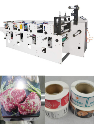 Saco de compras de papel de HJ 6-600 Flexo que faz a máquina de impressão 220V de Flexo da cor de Machine#380V 50HZ quatro