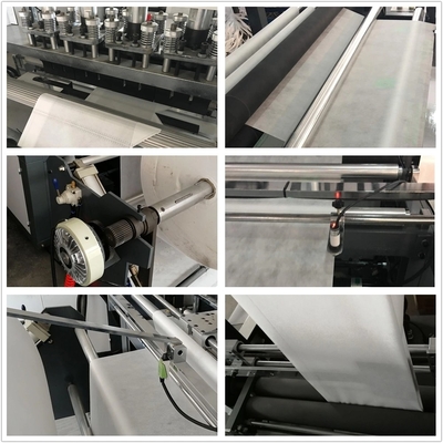 Saco de compras não tecido de alta velocidade do papel do fabricante HJ 600#1200mm do saco de compras da tela que faz a tela de tecelagem não da máquina