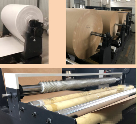 O saco de papel de Kraft que fazem a máquina com comprimento de 500-1200mm e 70-150mm ‘M’ dobram o tubo de papel plástico de Width#380V que faz a máquina