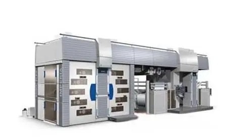 máquina de impressão de Flexo da cor 150m/Min 4 (tipo central econômico) do cilindro, velocidade de impressão 1500-3500p/h