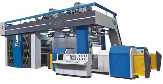 máquina de impressão de Flexo da cor 150m/Min 4 (tipo central econômico) do cilindro, velocidade de impressão 1500-3500p/h