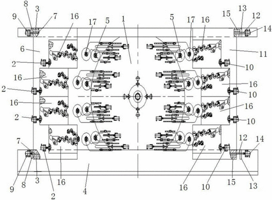 Máquina de impressão não tecida de Flexo de 4 cores (tipo central) 200m/Min do cilindro, 4 cores não tecidas da máquina de impressão 8 de Flexo da cor