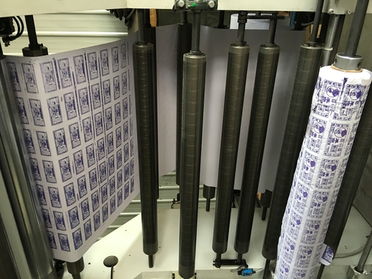 8 da cor plástica da máquina de impressão 6 de Flexo da cor cilindro central