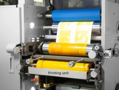 máquina de impressão da etiqueta do flexo 80m/Min