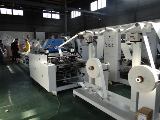 180 máquina do saco de papel de Min Kraft Bag Making Machine 12mm Kraft dos PCes