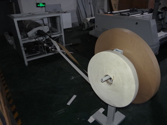 Corda do saco de papel de Kraft que faz a máquina para o punho da corda do saco de papel de 25-60 G/M Paper#220V que faz a máquina 20-80 PCes/minuto