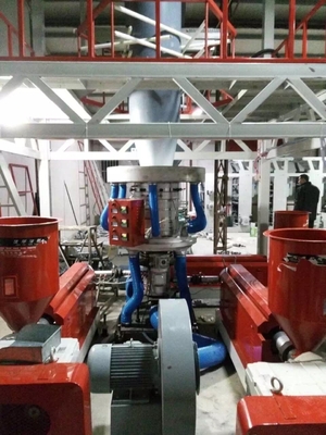 Máquina da extrusora do filme do LDPE três extrusora plástica de ABA Film CO do HDPE da camada