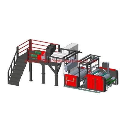 PE da colagem da camada LLDPE MLDPE de ABA Blown Film Extruder Machine 2-3