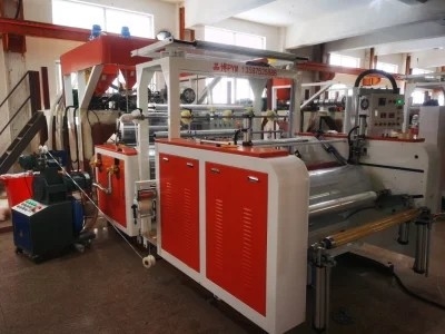 Estiramento do polietileno da dupla camada da máquina da extrusora do filme plástico