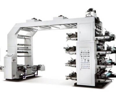 A máquina de impressão de Flexo da elevada precisão para o saco de papel Printing#8 colore a cor de papel 10-120m/Min da máquina de impressão 4 de Flexo