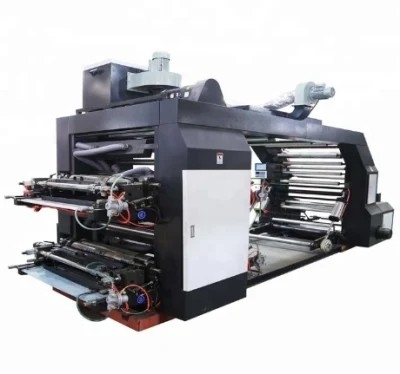 A máquina de impressão de Flexo da elevada precisão para o saco de papel Printing#8 colore a cor de papel 10-120m/Min da máquina de impressão 4 de Flexo