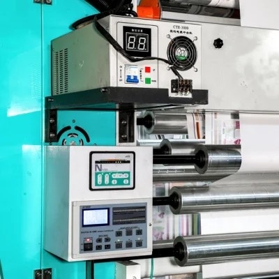 Seis máquinas de impressão de alta velocidade de Flexo das cores
