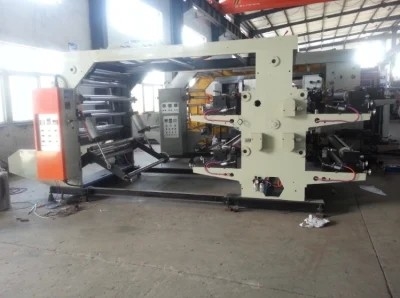 Máquina imprimindo não tecida da cor 800mm de HJ 4 para o PE, os PP, o celofane, o filme plástico &amp; sacos tecidos,