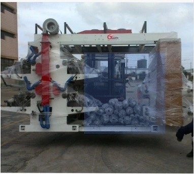 Máquina imprimindo não tecida da cor 800mm de HJ 4 para o PE, os PP, o celofane, o filme plástico &amp; sacos tecidos,