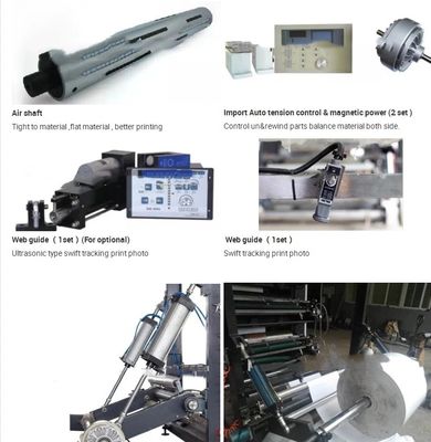 Máquina de impressão não tecida 10-150m/Min automático de Flexo de quatro cores