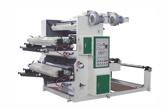 Máquina de impressão para a imprensa flexível da tipografia, máquina de Flexo de 2 cores de impressão não tecida de Flexo da cor 90m/Min 2