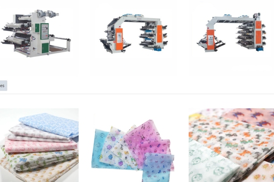 Máquina de impressão automática completa de Flexo de duas cores