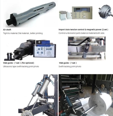 Máquina de impressão automática completa de Flexo de duas cores