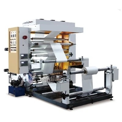Máquina de impressão de Flexo da folha de Alumnium de 4 cores, 200m/min de alta velocidade, máquina de impressão do saco da farinha do flexo de 4 cores/papel de nylon