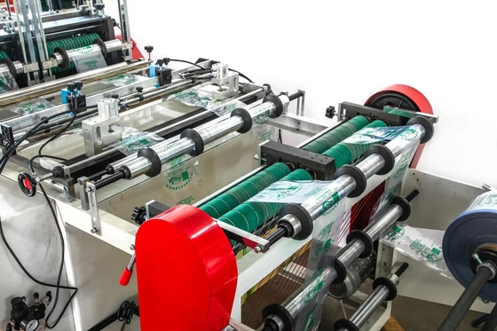 Saco do arco automático do PVC &amp; do PE produzindo os PCes Machine#120*2/a espessura do material saco width#10-100um do minuto Speed#100-450mm