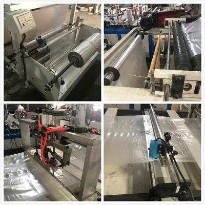 220V 50HZ no saco plástico da tampa do terno do rolo que faz a máquina com papel de tampa elétrico estático Carry Bag Make de Elimination#Suit