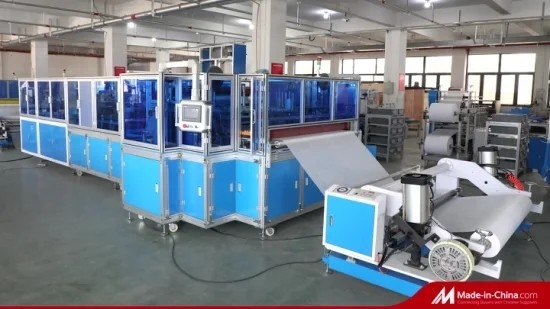 folha de cama descartável de 220V 380V que faz a máquina tecida não
